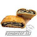 Рулет майский с начинкой (мак)