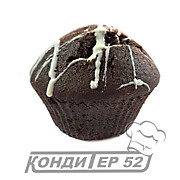 Маффин шоколадный со сгущённым кремом