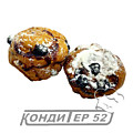 Кекс фрукты ягоды